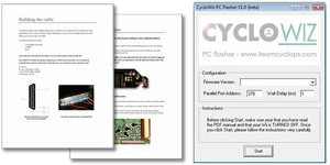 CycloWiz用Pファームウェア更新ソフト＆非公式ファーム